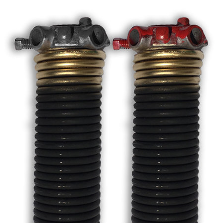 Dura-Lift 0.250 in Wirex2 in Dx35 in L Torsion Springs Gold Left & Right Wound Pair Sectional Garage Doors DLTGO235B